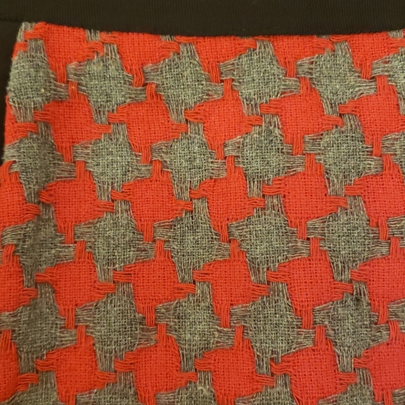 Knitted Red & Grey Dress - Picture 4 of 13